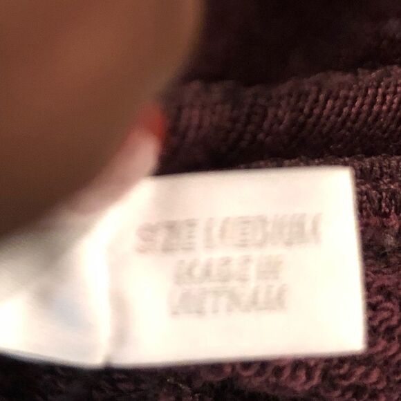 T by Alexander Wang burgundy red snap front jogger pants with pockets - Picture 16 of 16